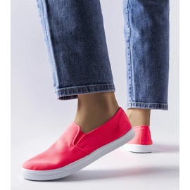 Sneaker senza lacci in tessuto rosa di Louisville 1