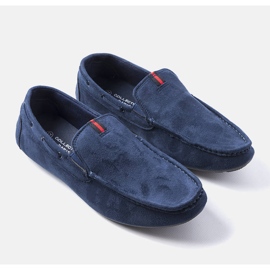 Mocassini blu navy da uomo di Nashville 1