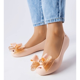 BM Ballerine beige di Jerome con fiocco 1