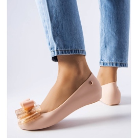 BM Ballerine beige di Jerome con fiocco 2