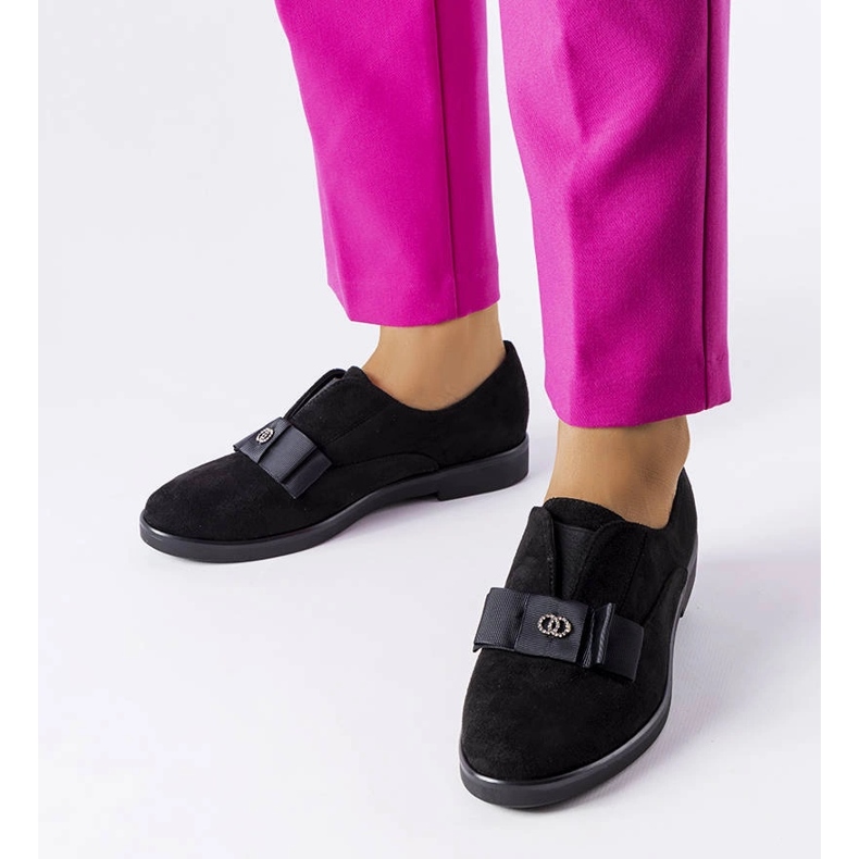 Scarpe slip-on nere di Mutton nero 1