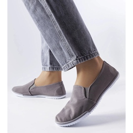Sneakers elastiche grigie di Gaulin grigio 1