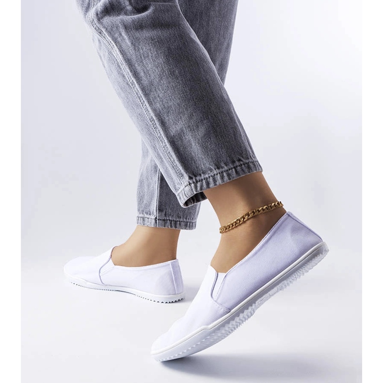 Sneakers elastiche bianche di Gaulin bianco 1