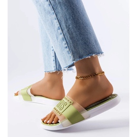 Pantofole in gomma verde di Parigi 1