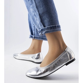 Ballerine argento metallizzato di Benson 1