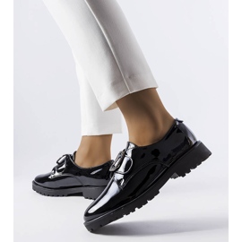 Scarpe laccate nere con fibbia Jarisile nero 2