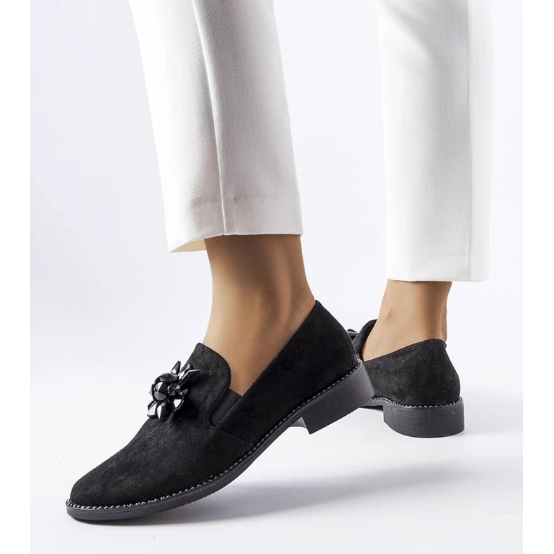 Scarpe nere con cristalli di Jarvisville nero 1