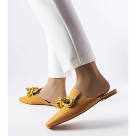 Ciabatte marroni con catena Hickory marrone 1