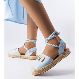 Espadrillas stringate blu di Parent 1
