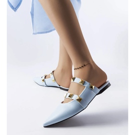 Sandali blu con borchie di Ruckman 1