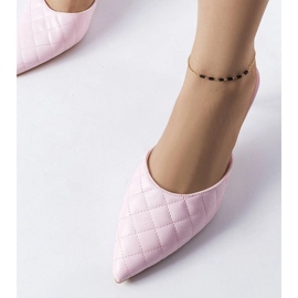 Infradito trapuntate rosa di Lambert 1