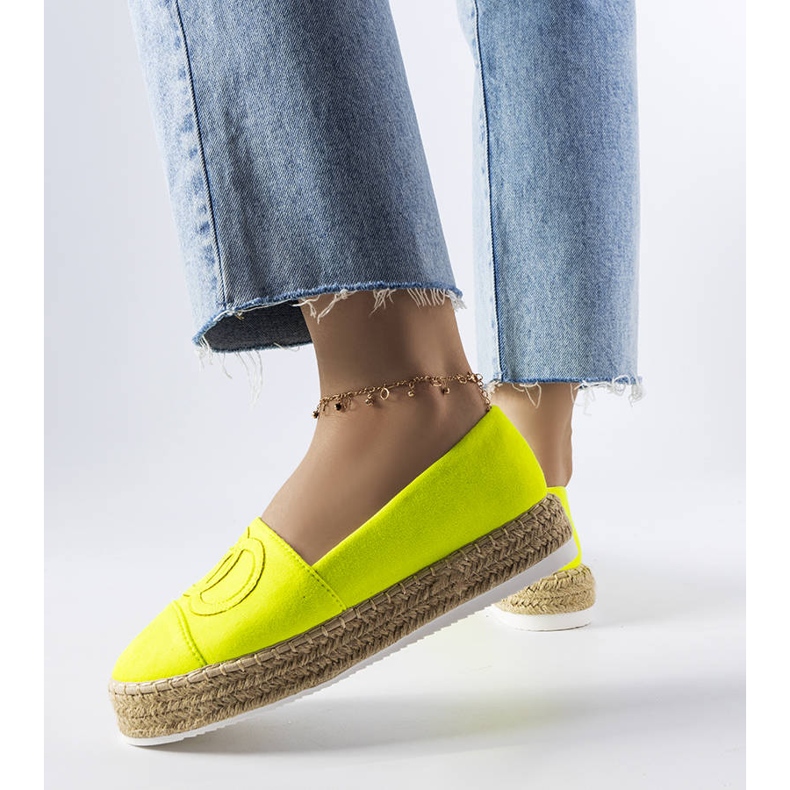 Espadrillas neon con plateau di Southfield giallo 1