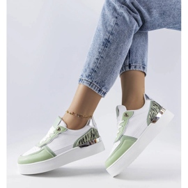 Sneakers verdi sulla piattaforma Tooele verde 1