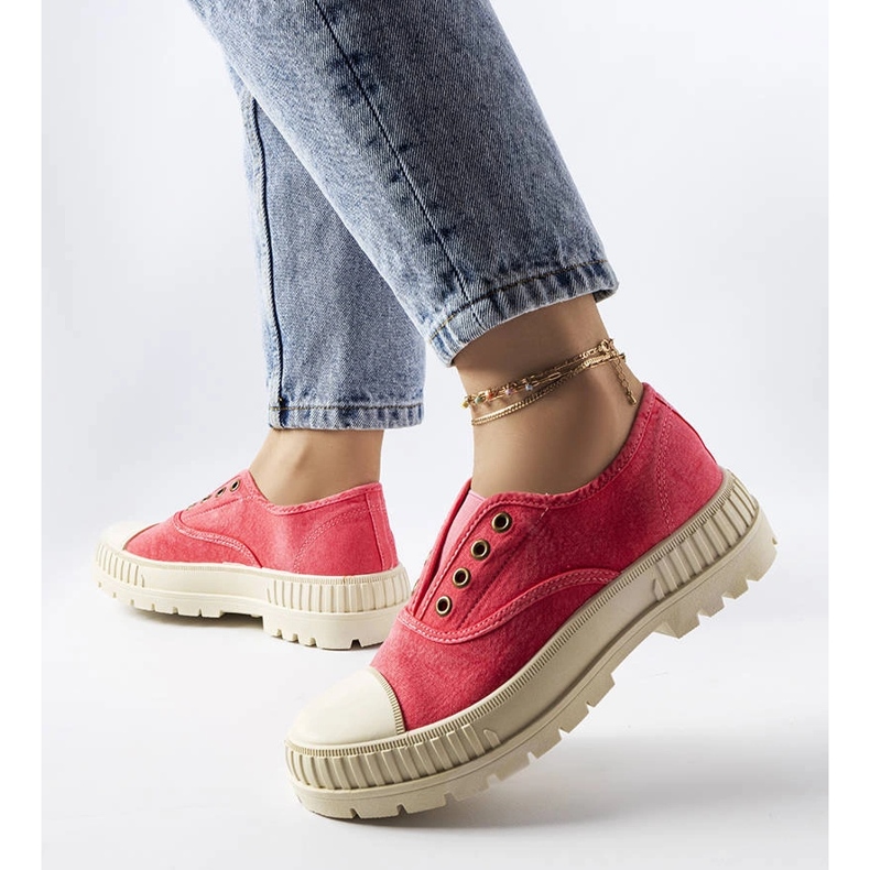 Sneaker rosa scuro di Walton 1