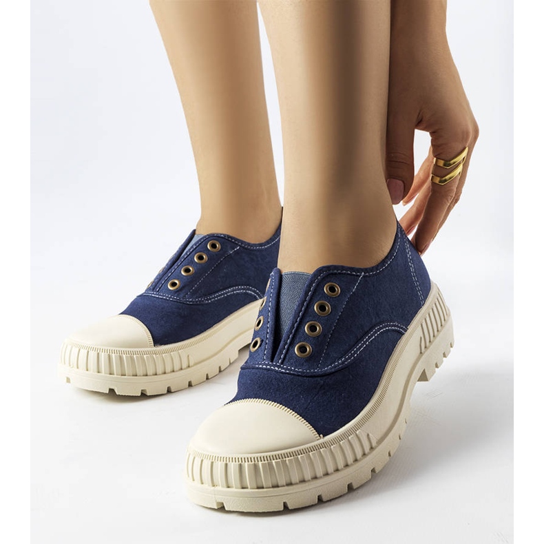 Sneaker blu navy di Walton 1