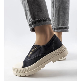 Sneakers nere di Walton nero 1