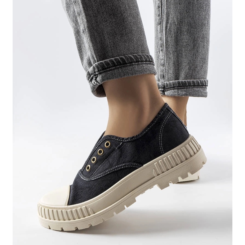 Sneakers nere di Walton nero 1