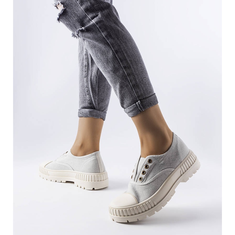 Sneaker Walton grigia elasticizzata grigio 1