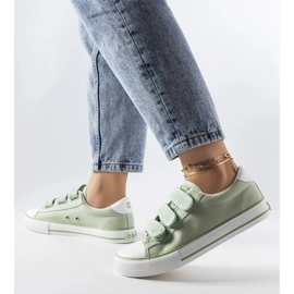 Sneakers verdi con velcro Big Star LL274A202 verde 1