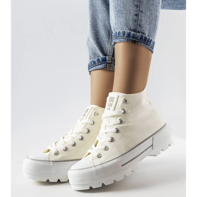 Sneakers Big Star LL274156 bianche bianca 1