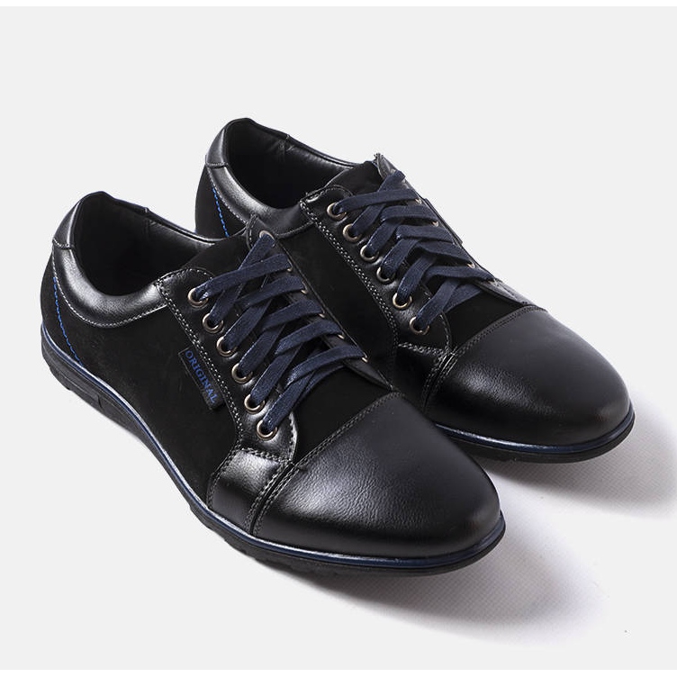 Brogue da uomo eleganti nere di Brisebois nero 1