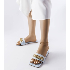 Ciabatte Cherel catena blu 1