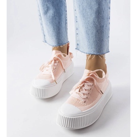 Sneakers rosa con tomaia elastica di Jardine 1
