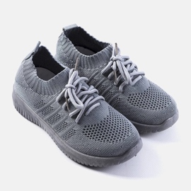 Sneakers Omaha da bambino grigie grigio 1