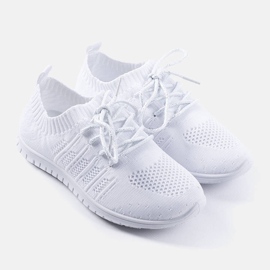 Sneakers bianche da bambino Waycross bianco 1