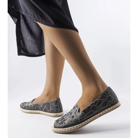Espadrillas traforate grigie di Lamarre grigio 1
