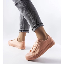 Sneakers in tessuto rosa di Esmeraude 1