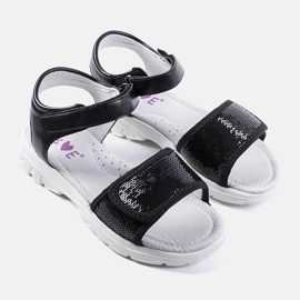 Sandali neri per bambini di Grenier nero 1