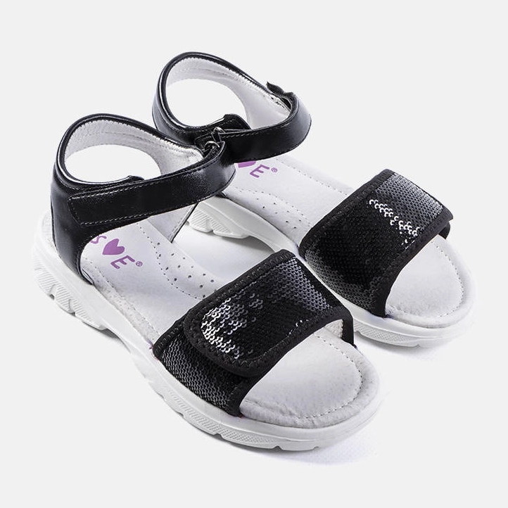 Sandali neri per bambini di Grenier nero 1