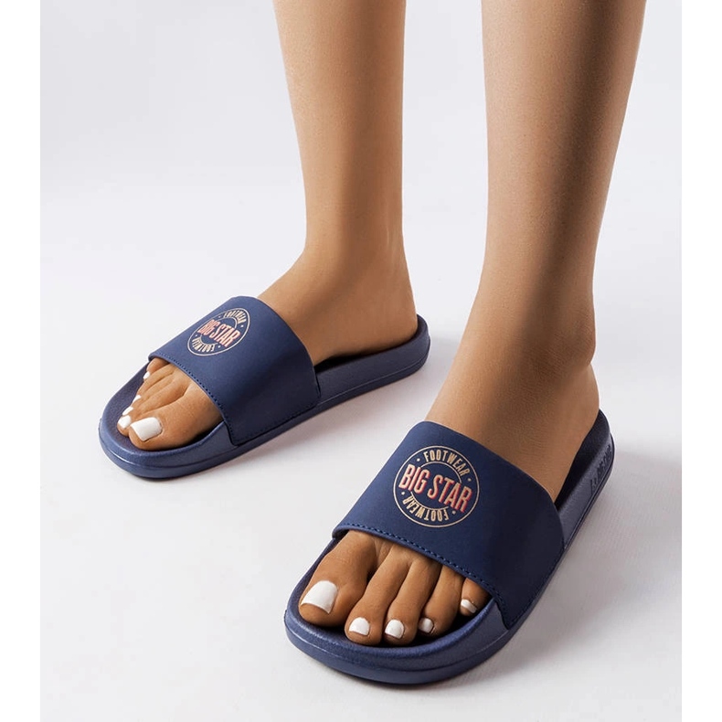 Ciabatte Big Star JJ274A280 blu navy 1