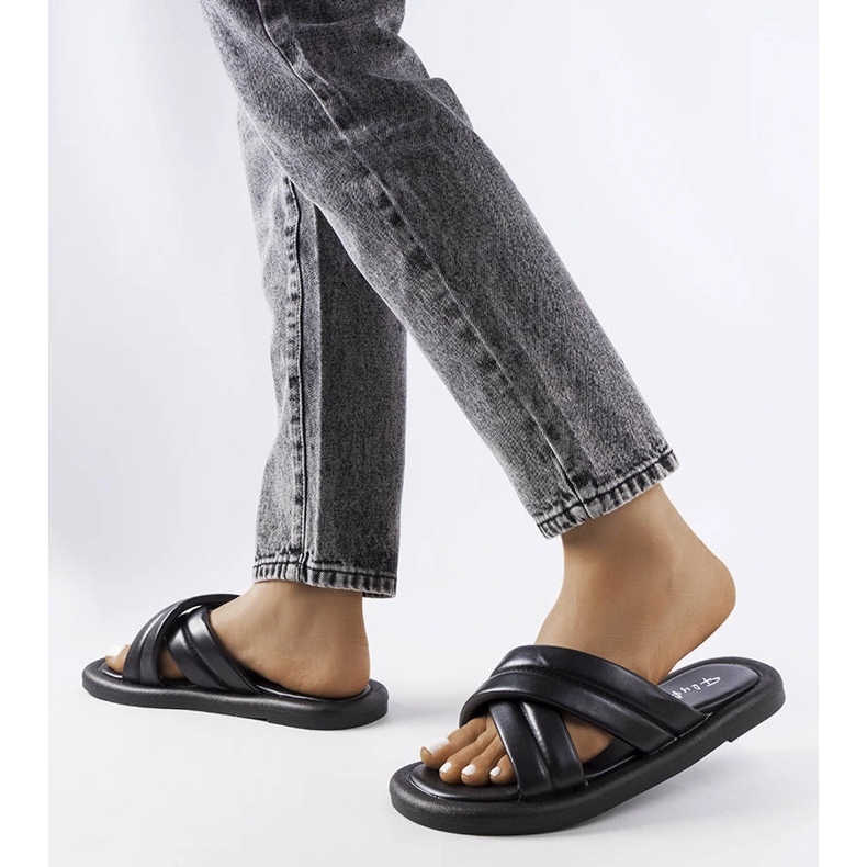 Ciabatte Lubbock nere nero 2