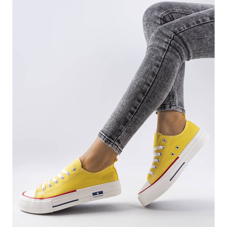 Sneakers gialle Roslyn giallo 1
