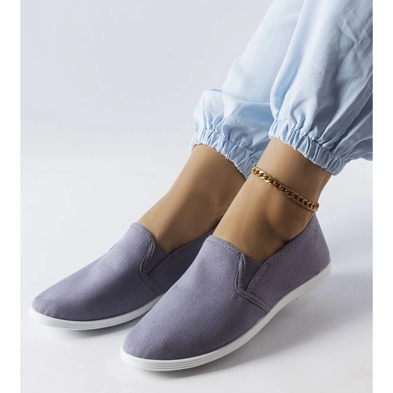 Inna Sneaker in tessuto grigio di Quincy 1