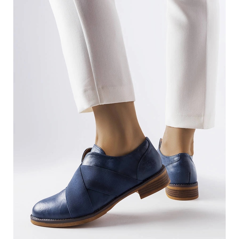 Scarpe blu navy LS5379 1