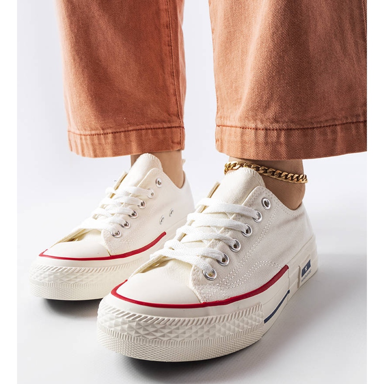 Scarpe da ginnastica bianche Roslyn bianca 1