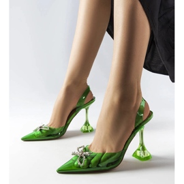 Décolleté verdi trasparenti di Girard verde 1