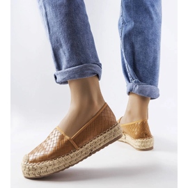 Espadrillas marroni decorate con goffratura Geoffrey marrone 1