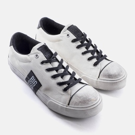 Sneakers bianche con abrasioni Big Star JJ174248 bianca 1