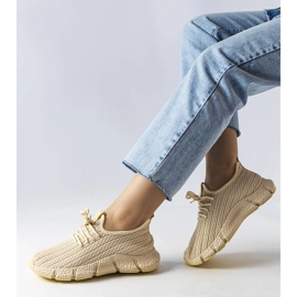 Sneaker sportive beige chiaro di Élodie 1