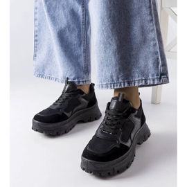 Chunky sneakers nere di Mikeladze nero 1