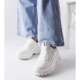 Sneaker Mikeladze bianche e spesse bianco 1