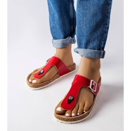 Infradito rosse Lee Cooper LCW-22-35-1171L rosso 1