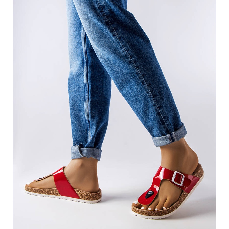 Infradito rosse Lee Cooper LCW-22-35-1171L rosso 2