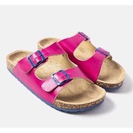 Cursori in sughero rosa con fibbie di Lee Cooper LCW-22-35-1186K 1
