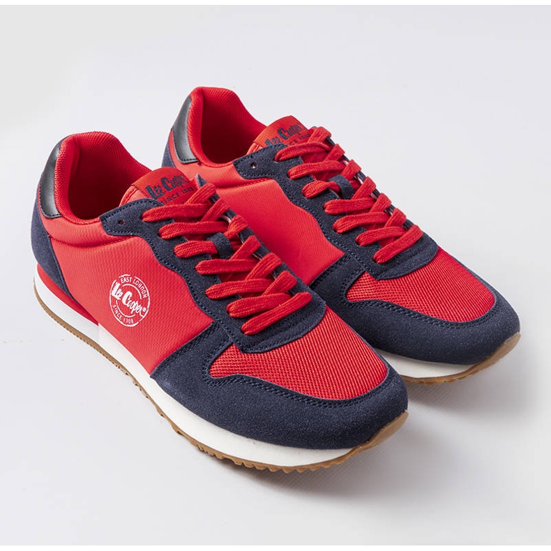 Lee Cooper LCW-22-31-0854M sneakers rosse rosso 1