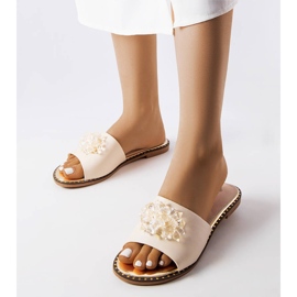 Cursori beige con cristalli di Lowa 1